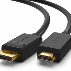 Ugreen DP Male to HDMI Male Cable 1m Black (UG- 10238)