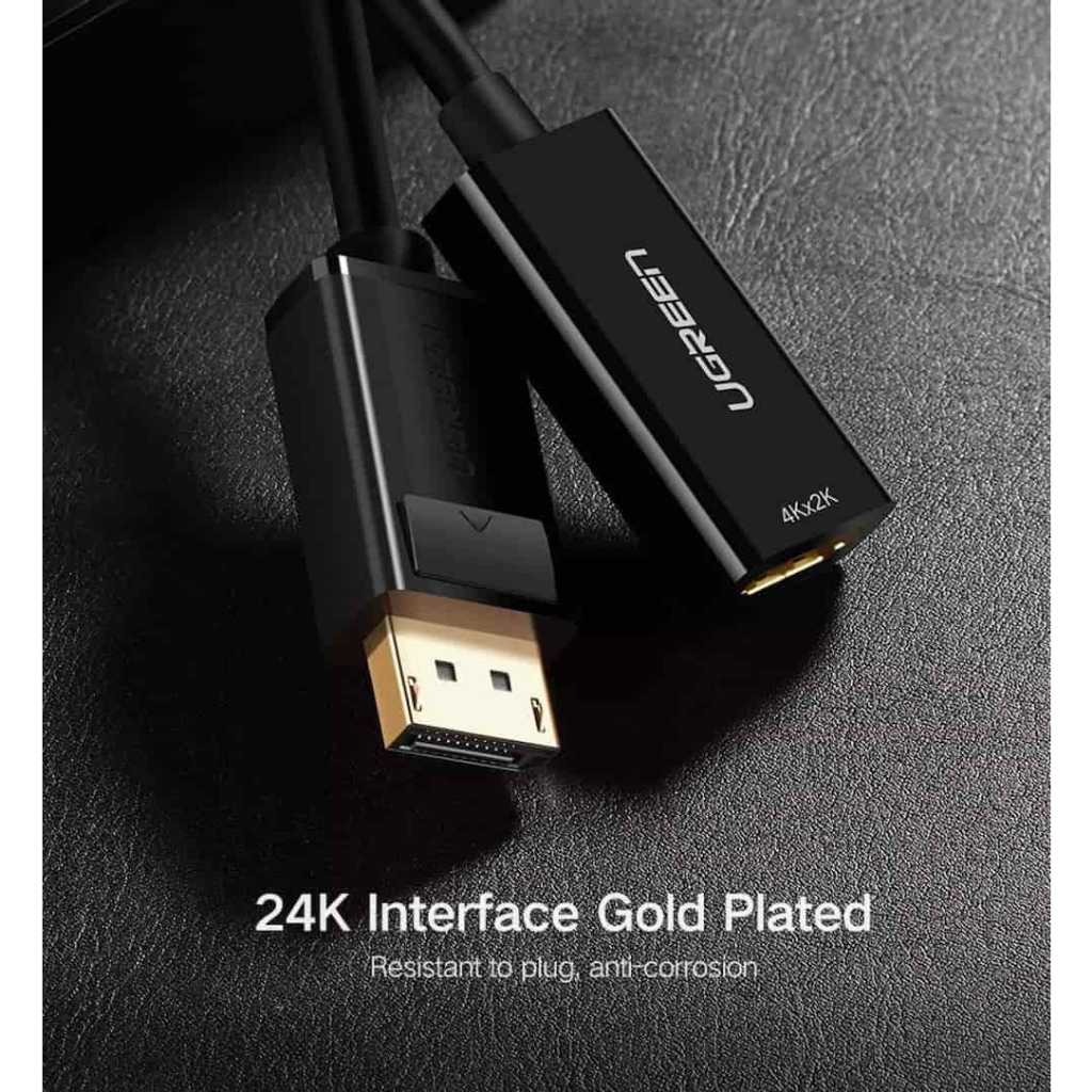 Ugreen DisplayPort to HDMI Female Converter 1080P (UG- 40362) - Ivonix