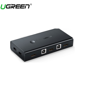 Ugreen HDMI Switch Box 2 In 1 Out KVM Switching (UG- 50744)