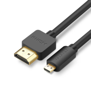 Ugreen Micro HDMI to HDMI 4K Cable Male to Male Black 1m (UG- 30148)