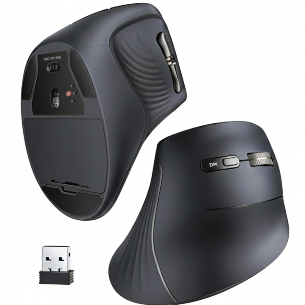 Ugreen Multi-mode Vertical Mouse (UG- 25444) a - Ivonix Ugreen Multi-mode Vertical Mouse (UG- 25444)