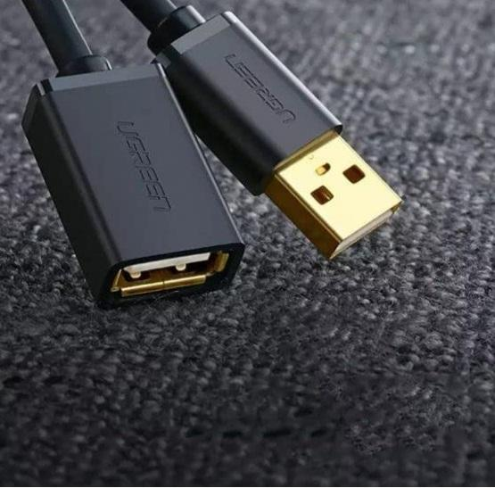 Ugreen USB 2.0 A Male to A Female Cable 5m Black (UG- 10318) - Ivonix Ugreen USB 2.0 A Male to A Female Cable 5m Black (UG- 10318)