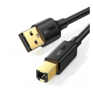 Ugreen USB 2.0 AM to BM Print Cable 5m Black (UG- 10352)