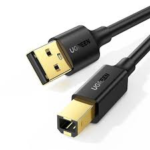 Ugreen USB 2.0 AM to BM Print Cable 5m Black (UG- 10352)