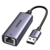 Ugreen USB to RJ45 Ethernet Adapter Aluminum Case Space Gray (UG-50922)