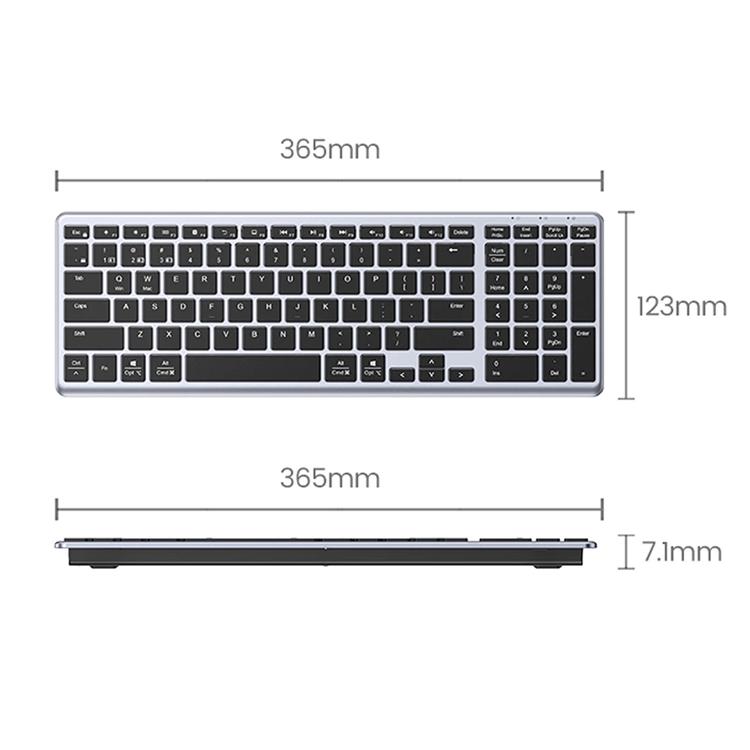 Ugreen Ultra Slim Wireless Keyboard (UG- 15258) a - Ivonix Ugreen Ultra Slim Wireless Keyboard (UG- 15258)