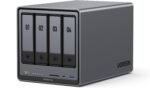 UG-25890 UGREEN NASync DXP480T, Plus 4-Slot Network Attached Storage, CM718 Intel Core i5 1235U, 8GB DDR5 RAM 128GB SSD, UGOS Pro Wi-Fi 6