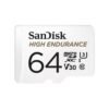 SANDISK HIGH ENDURANCE, 64GB microSDXC + SD Adapter,SDSQQNR-064G