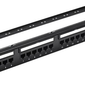 Vention Cat.6 UTP 24-Port Keystone Patch Panel