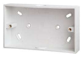 PVC Trunking Twin Pattress Box