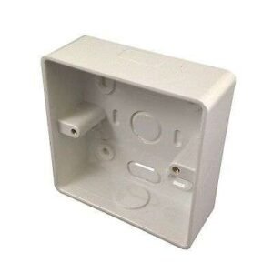 PVC Trunking Single Pattress Box