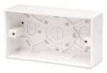 PVC Trunking Double & Single Pattress Box