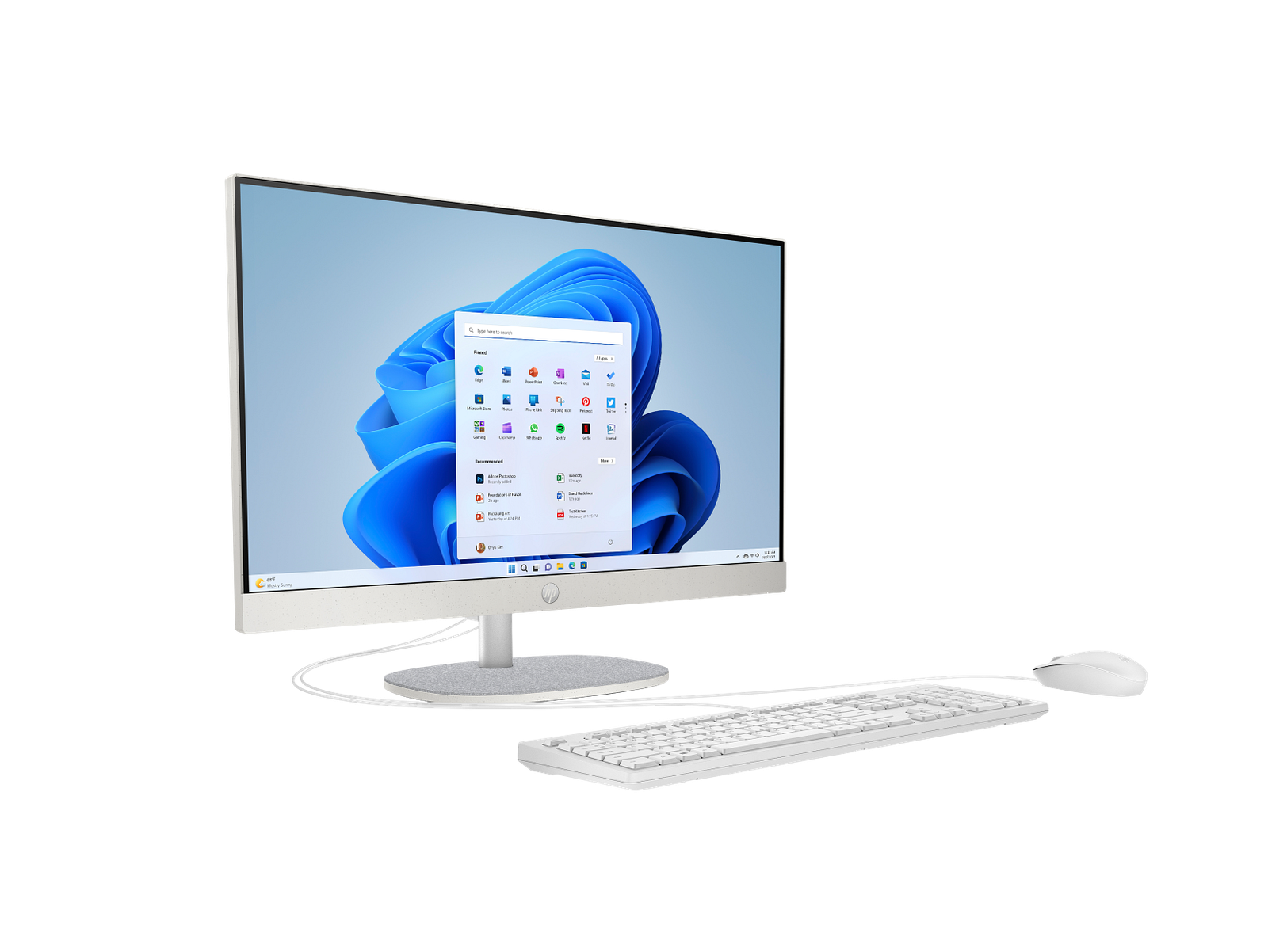 HP AIO 24-CR0309NH, Core i5 1334U (13th Gen), 8GB DDR4, 512GB SSD, 23.8-inch FHD,B73TBEA - Image 3
