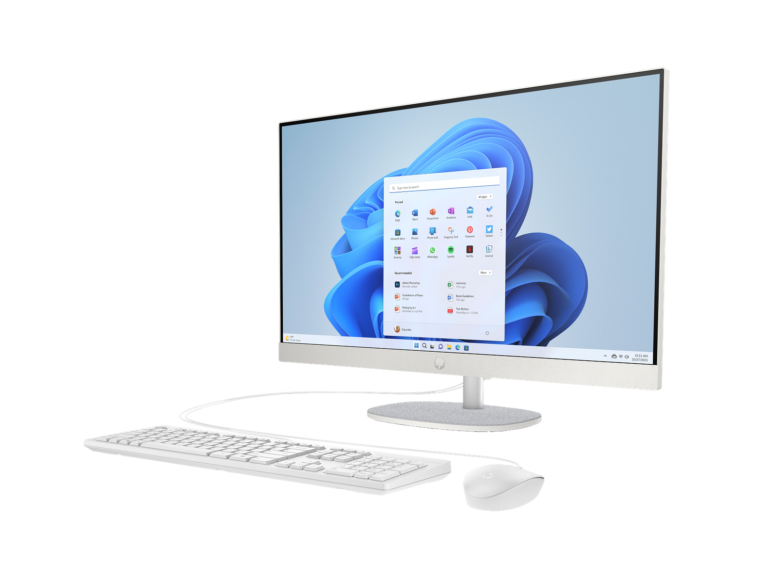 HP AIO 27-CR0154NH, Core i7 1355U (13th Gen), 8GB DDR4, 512GB SSD, 27-inch FHD Touch,A99BMEA - Image 4