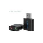 Vention USB External Sound Card, Black Metal Type