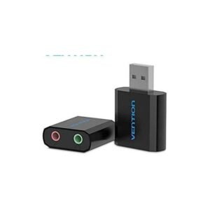 Vention USB External Sound Card, Black Metal Type