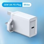 Vention 2-Port USB-A + USB-C Wall Charger 18W/20W, UK Plug