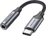 Vention USB-C to 3.5MM Earphone Jack DAC Adapter 0.1M Gray, BGMHA