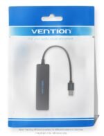 Vention 4-Port USB 3.0 Hub 0.15M Black, CHKBB