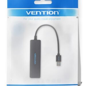 Vention 4-Port USB 3.0 Hub 0.15M Black, CHKBB