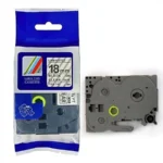 Brother TZ2-141 18mm x 8m black on clear label tape