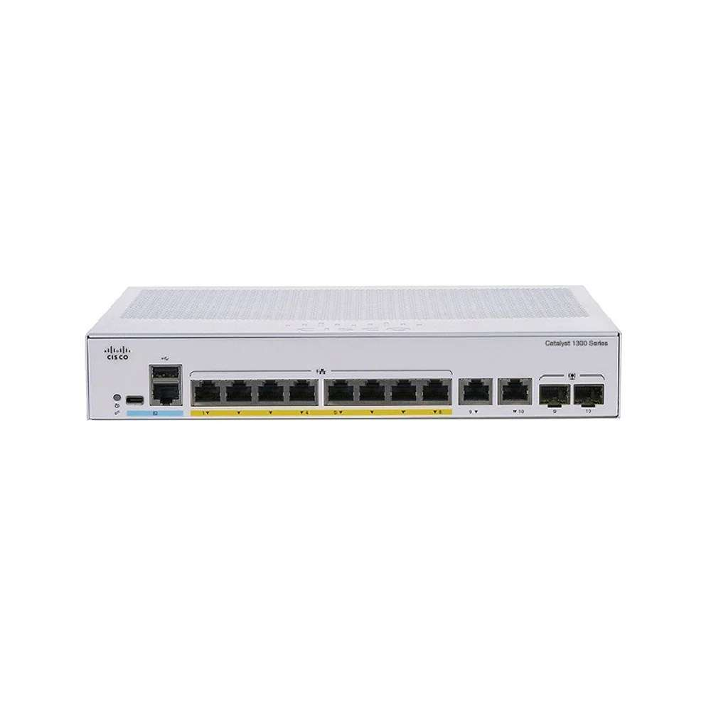 Cisco C1300-8P-E-2G CATALYST 1300 8-Port GE, EXT PS, 2x1G COMBO