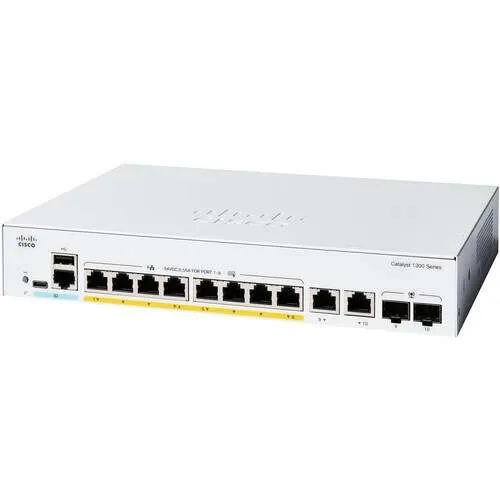 Cisco C1300-8P-E-2G CATALYST 1300 8-Port GE, EXT PS, 2x1G COMBO - Image 2