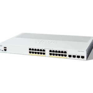 Cisco Catalyst 1300-24P-4G Managed Switch, 24 Port GE, PoE, 4x1GE SFP,(C1300-24P-4G)