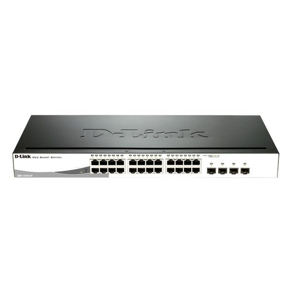 D-LINK DES-1210-28P, 24-Port Fast Ethernet PoE Switch,DES-1210-28P