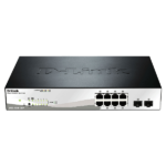 D-LINK DGS-1210-10P, 8-Port Gigabit PoE + 2 SFP Smart Switch,DGS-1210-10P