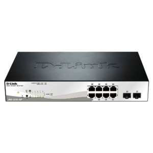 D-LINK DGS-1210-10P, 8-Port Gigabit PoE + 2 SFP Smart Switch,DGS-1210-10P