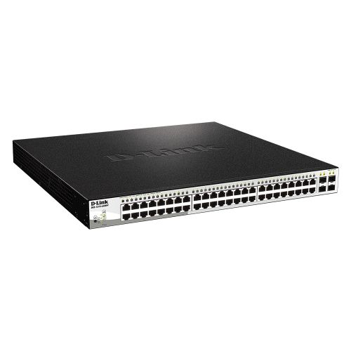 D-LINK DGS-1210-52MPP, 48-Port Gigabit PoE + 4 SFP Web Smart Switch,DGS-1210-52MPP