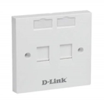 D-LINK, Four Port Faceplate,4-PORT-FACEPLATE