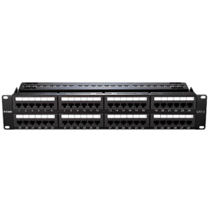 D-LINK NPP-C61BLK481, Cat6 48-Port Patch Panel (Unshielded),NPP-C61BLK481