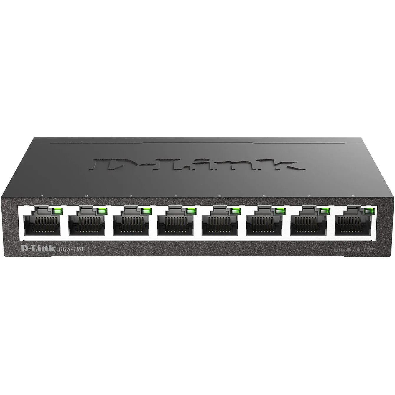 D-LINK DGS-108/B, 8-Port Gigabit Unmanaged Desktop Switch,DGS-108/B