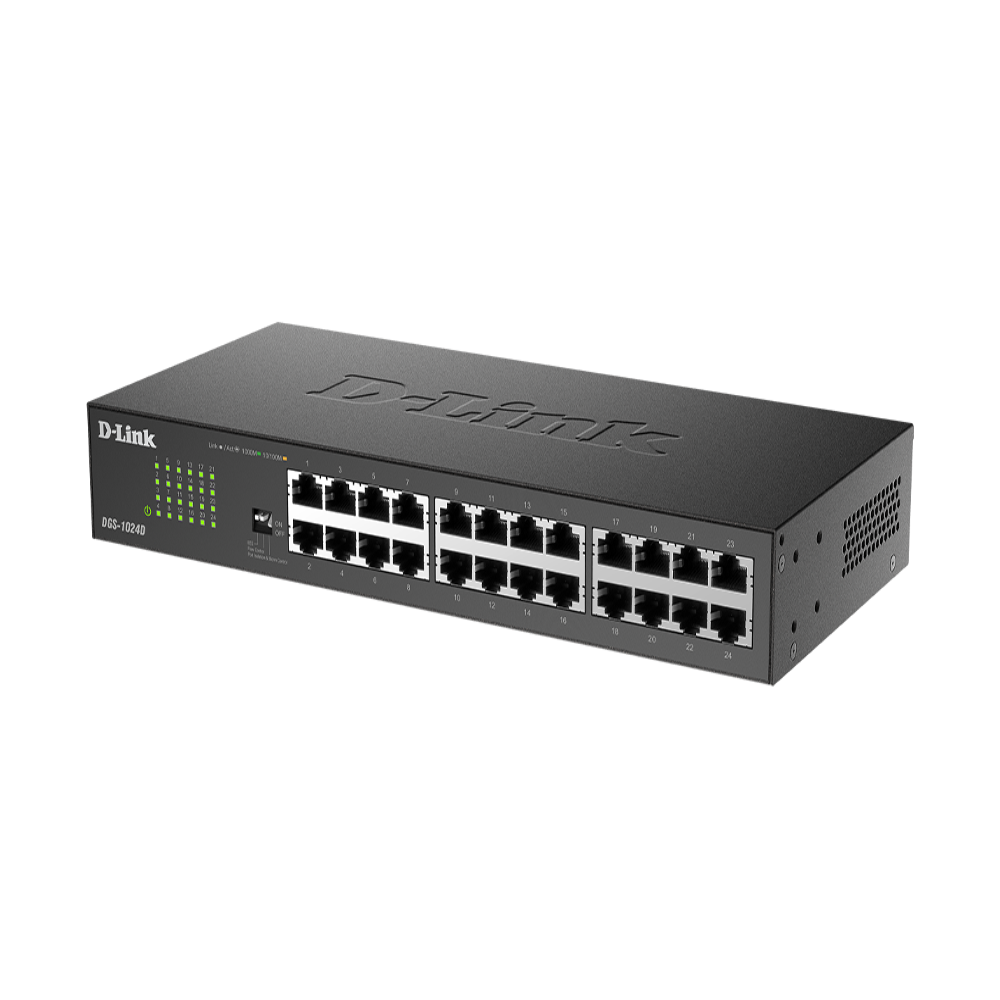 D-LINK DGS-1016C/B, 16-Port 10/100/1000Base-T Unmanaged Switch,DGS-1016C/B