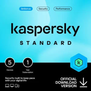 Kaspersky Standard, 5-Devices 1-Year,KL1041UCAFS