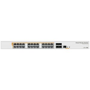MIKROTIK CRS328-24P-4S+RM, 24-Port Gigabit PoE+ Switch + 4 SFP+,CRS328-24P-4S+RM