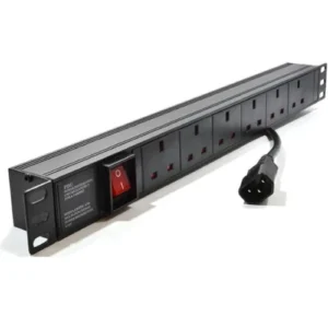MTN 10-way Uk plug PDU Black