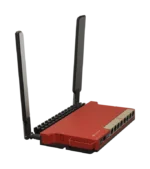 MikroTik L009UiGS-2HaxD-IN Wireless Router Gigabit Ethernet Single-band (2.4 GHz) Red