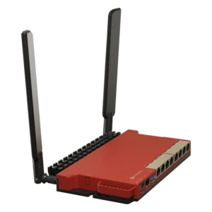 MikroTik L009UiGS-2HaxD-IN Wireless Router Gigabit Ethernet Single-band (2.4 GHz) Red