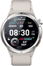 QCY Active GX Smartwatch, Black, Silver Gray