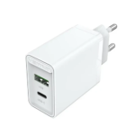 Vention 2-Port USB-A + USB-C Wall Charger 18W/20W, UK Plug