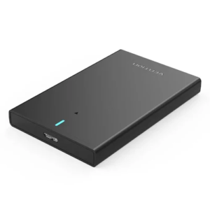 Vention 2.5″ SATA Hard Drive Enclosure USB 3.0, Black, KPAB0