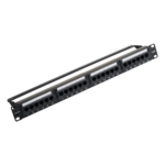 Vention Cat.6 UTP 24-Port Keystone Patch Panel