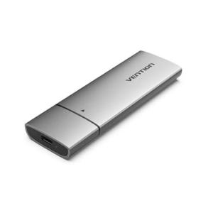 Vention M.2 NGFF SSD Enclosure USB 3.1 Gen 2, Gray Aluminum Alloy Type (KPFH0)