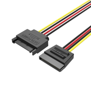 Vention SATA 15P Power Extension Cable 0.3M Black, KDABY