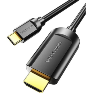 Vention Type-C to HDMI Cable 2M Black Metal Type, CGSBH
