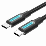 Vention USB 2.0 C Male to Male Cable 1M Black PVC Type – COSBF
