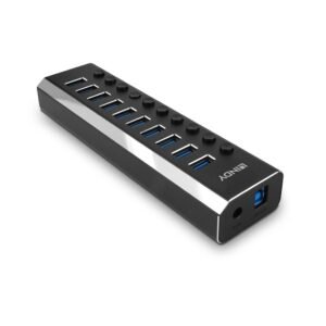Vention USB B to USB 3.0 X7 HUB with individual Power switches And DC 5.5m Power Adapter – CHXBO-EU